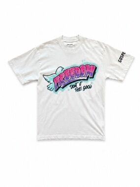 Simple Gospel Justin Bieber graphic air brush short sleeve T shirt small NWOT!